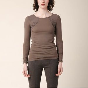 NWT Prairie underground ruched top (grey)